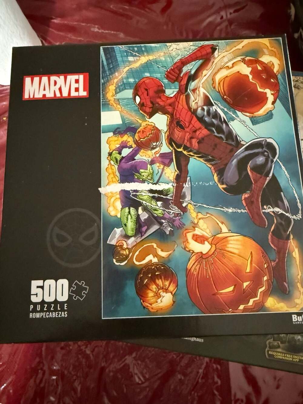 Buffalo Games Marvel Spider-Man vs. Green Goblin 500-Piece Jigsaw Puzzle